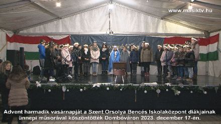 Advent harmadik vasrnapja Dombvron 2023. december 17.